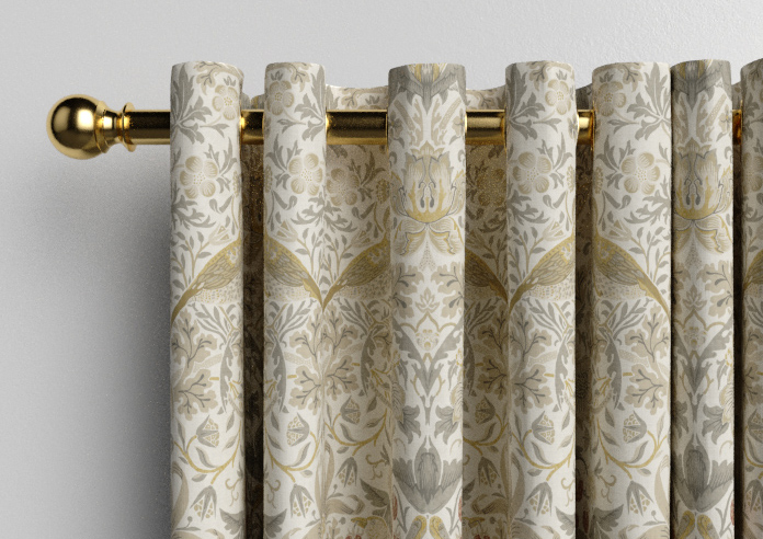 William Morris At Home Strawberry Thief, Ochre - Made to Measure Curtains - Image 12